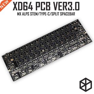 PCB Custom underglow xd64 Kit 3.0 Keyboard xd60 Mechanical