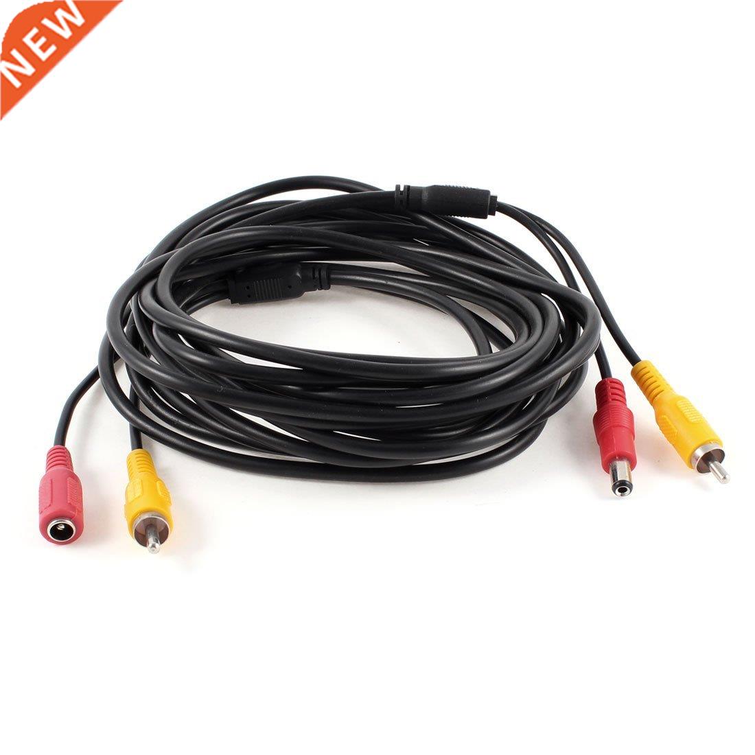 5M RCA Male Plug DC Power Jack Male to Female Extension Cabl