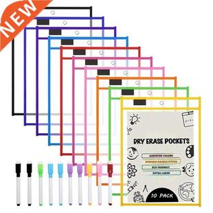 Hol Pockets Ticket Job Paper Pack Sleeves Erase Dry