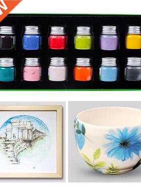 12 Colors Ceramic Underglaze Pigment Morandi Glaze Dye Pigme