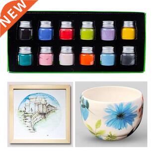 12 Colors Ceramic Underglaze Pigment Morandi Glaze Dye Pigme