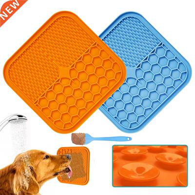 Silicone Dog Feeding Lick Mat Cat Feeder Licking Pad 适用于