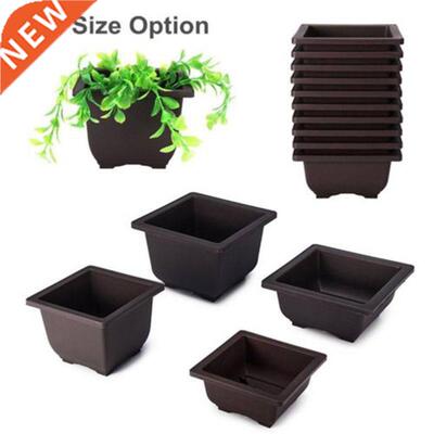 1PC Flower Pot Imitation Plastic Balcony Square Pots Flower
