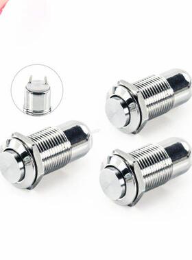 1pcs 10MM 2P NO Panel Hole Metal Button Switch Latching Powe