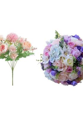 1 Pcs 18Cm X 23Cm Bouquet Bridal Bouquet Artificial Flowers