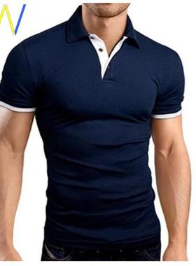 T-Shirt cotton t shirts Men's Slim Fit Top Men Male Summer