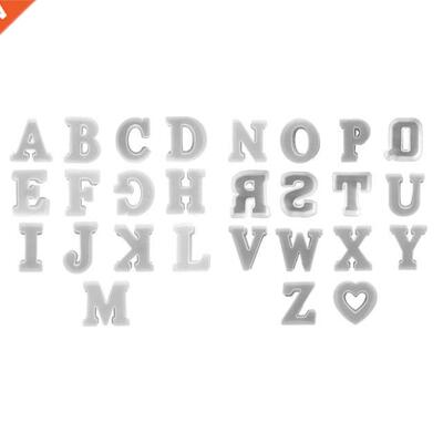 Jewelry Pendant Alphabet Epoxy Resn Mould Englsh Letter S