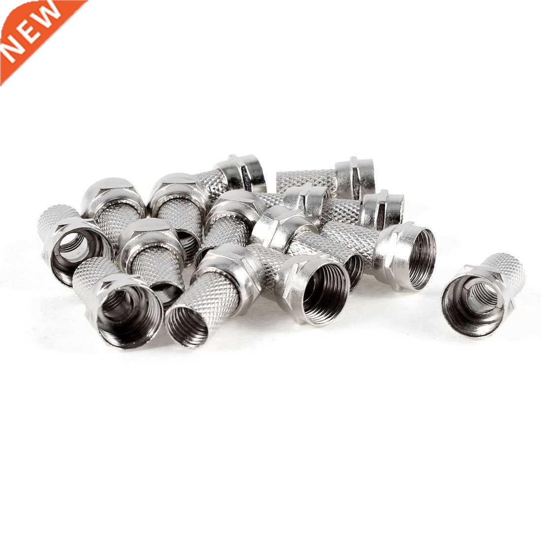15 Pcs RG6 F-Type Twist-On Coax Coaxial Cable RF Connector M
