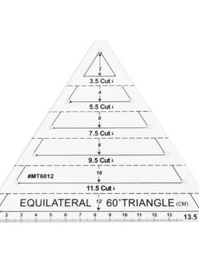 Hgh Qualty 60 Degree Equlateral f Trangle Qultng Ruler