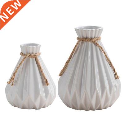 With Twine Knot Vases Knot Decoration Set Of 2 Decor For Hom
