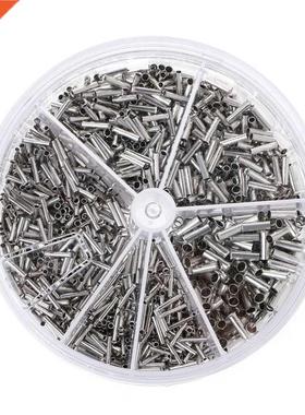 1900 Pcs Copper Crimp Wire Linker Cord End Terminals Electri