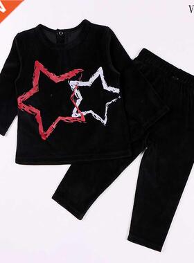 2pcs baby clothes long sleeves top and pants set children ca