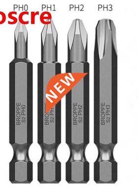 BROPPE 10Pcs Magnetic Phillips Screwdriver Bits PH0/PH1/PH2/