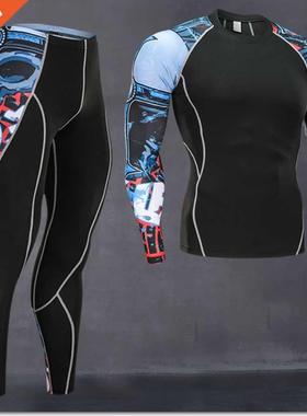 Top quality new thermal underwear men underwear sets compres