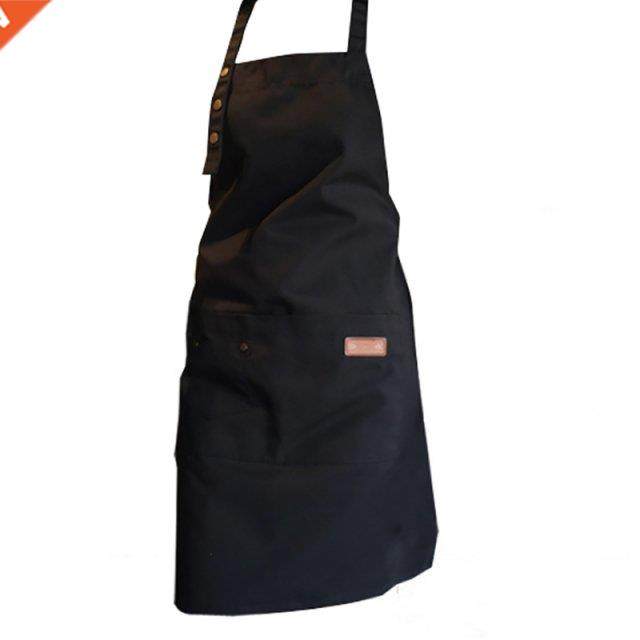 Men Women Apron Waterproof with Pockets Kitchen Restaurant C