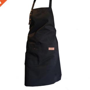 Men Women Apron Waterproof with Pockets Kitchen Restaurant C