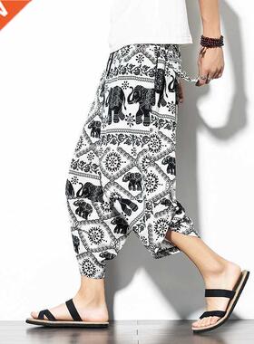 Harajuku Style Korean Men Wide Leg Pants Fashion Chinese Clo