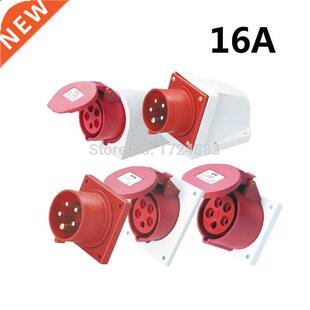 16A 3 pole connector Industrial malefemale sockets SFN-115/