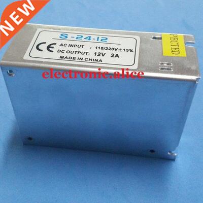 24W AC 100V-220V DC 12V 2A Adjust Universal Regulated Switch