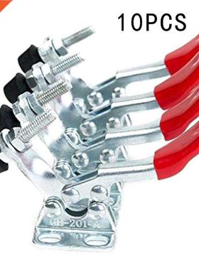 10Pcs GH-201A 27kg Toggle Clamp Quick Release Vertical/Horiz