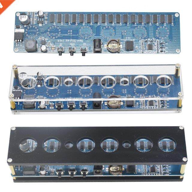 RGB LED Digital Clock Module Kit Control Nixie Tube DIY PCBA