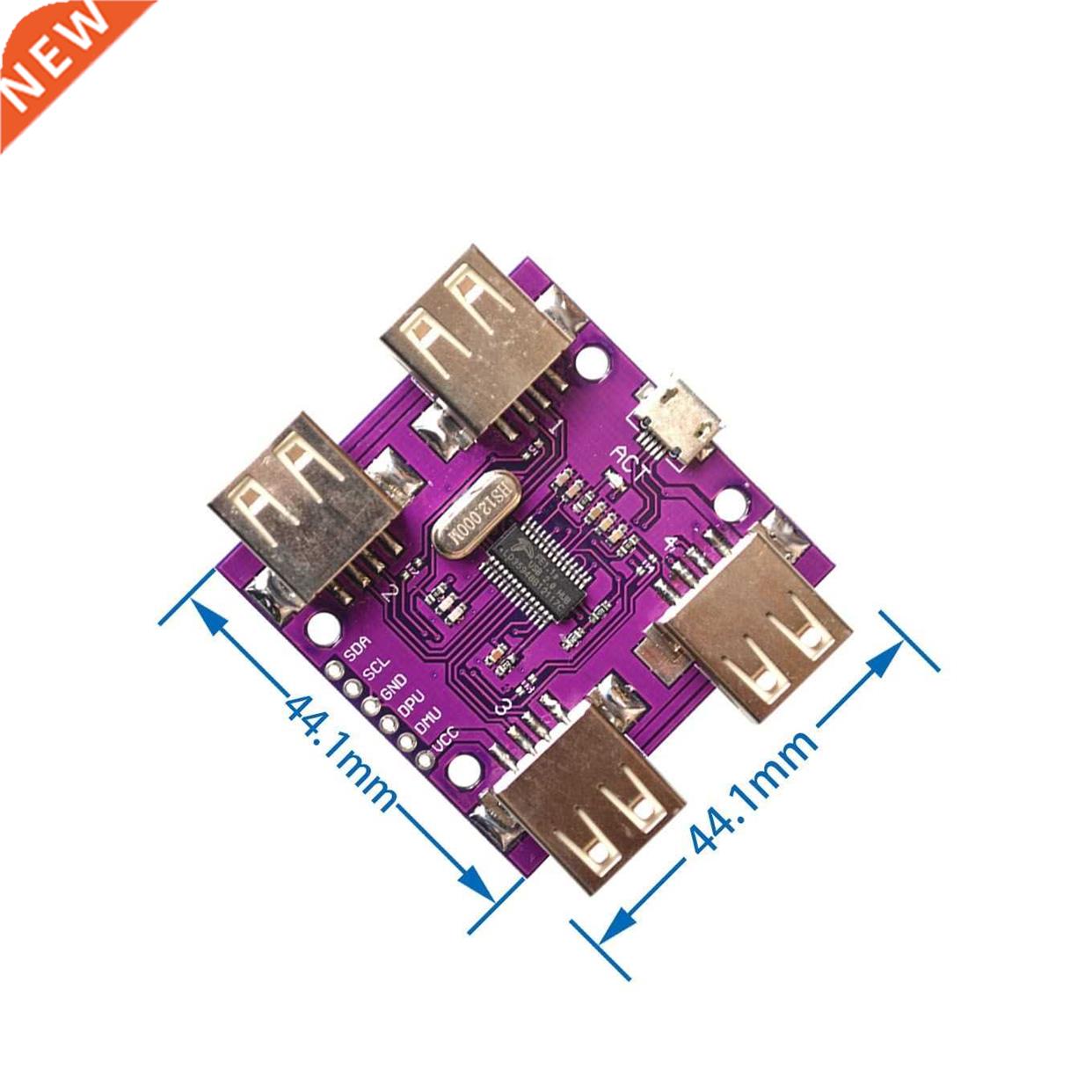 CJMCU-204 USB 2.0 HUB 4-Port Controller Module High Speed DC
