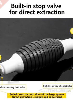 1.2Meters 20mm Car Fuel Siphon Hose Oil Transfer Manual Suc