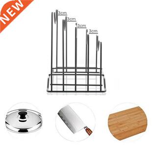 1pc Kitchen Shelf Pan Rack Cutting Board Holder Storage Pot