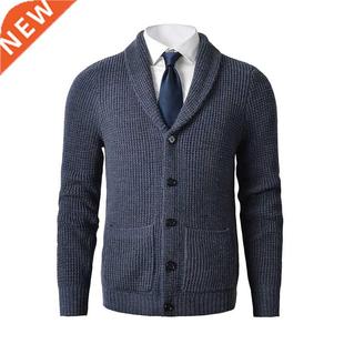 Slim But Shawl Knit Cable Fit Sweater Cardigan Clar 9;s Men&