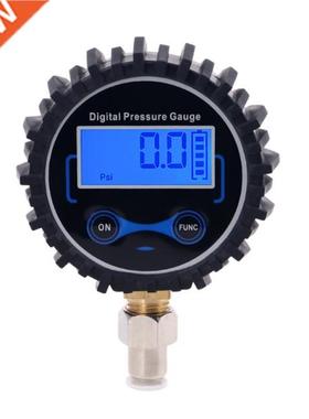 Digital Pressure Gauge with 6mm Outside Diameter Hose Straig