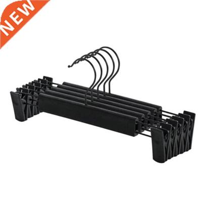 10PCS/SET Metal Pants Skirt Hangers Trouser Stand Holder wit