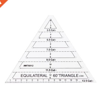 High Quality 60 Degree Equilateral f Triangle Quilting Ruler