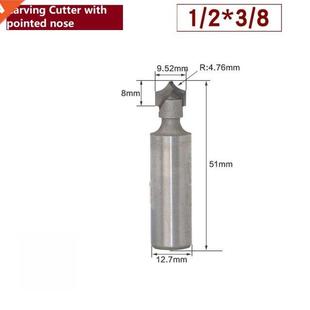 Cut Bit Milling Tip Carbide Point Shank 12.7mm Router CNC