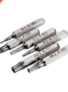 10Pcs 4mm Screwdriver Bit Set Surfce Electroplting Slotted