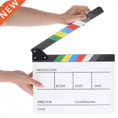 Acrylic Colorful Clapperboard Clapper Board Dry Erase Direct