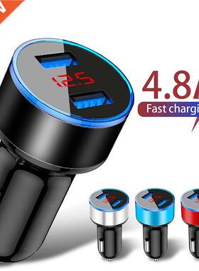 4.8A LED Display USB Phone Charger Car-Charger for Xiaomi Sa