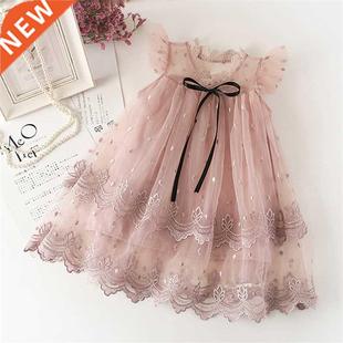 Girls Lace Dress New Floral Kids Dresses For Girls Princess