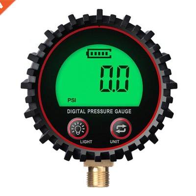 200 Psi Digital Air Tire Pressure Gauge High Pressure Thread