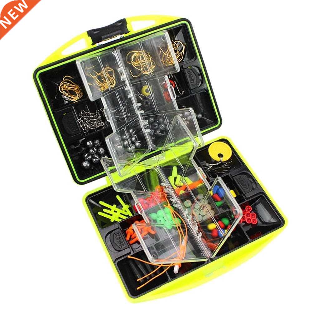 Upgrade Fishing Gear Set Plastic Angling Tackle Tools Box Su