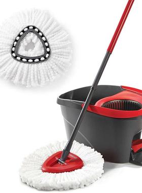 New Easy Wring And Clean Floor Mop Turbo Microfibre 2in1 Rep