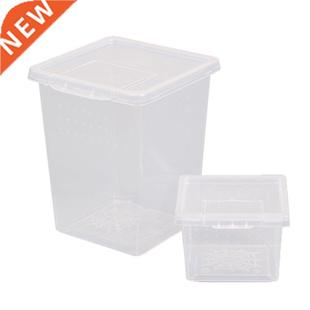 Habitat Feeding Box Plastic Container Spider Case Tan Insect