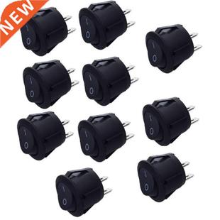Round Rocker 250V Power OFF Switch 10pcs Toggle
