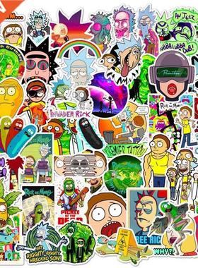 50 Pcs Lots/Set Cartoon Sticker of Ricky and Morty for Chi