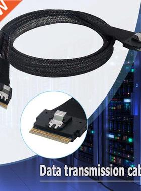 SAS 4.0 SFF-8654 8i 74 Pin to 2 SFF-8654 4i 38 Pin Cord 24Gb