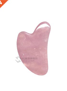 3Pcs/Set Natural Rose Qutz Jade Roller Real Jade Gua Sha B
