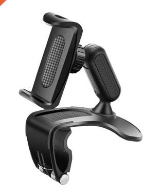 Car Dashboard 360 Rotation Rearview Mirror Mount Cellphone H