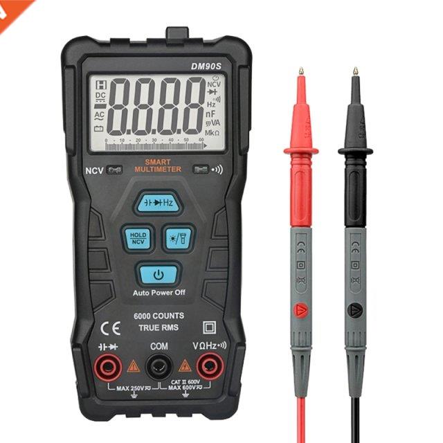 Digital Multimeter Voltmeter Smart Electrical Tester W/ NCV