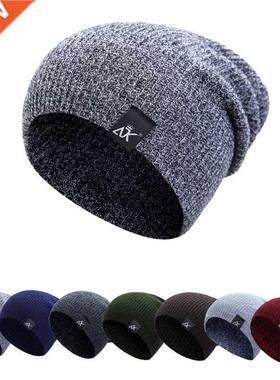 Men Baggy Beanies Winter Warm Hat Women's Outdoor Bonnet Ski