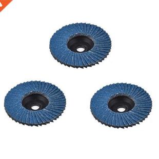 Grinding Met Flat 75mm Discs Inch Flap Wheels 3Pcs Grit