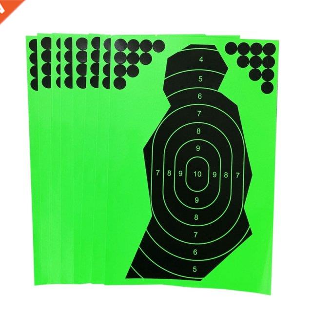 10Pcs 12X18inch Archery Humanoid Target Paper Arrows Field P